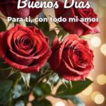 buenos días para ti, con todo mi amor