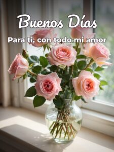 Buenos días mi amor frases para una amiga