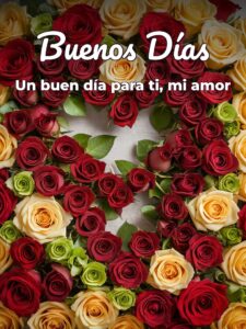 Buenos días mi amor frases para WhatsApp