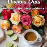 buenos días pensando en ti esta mañana