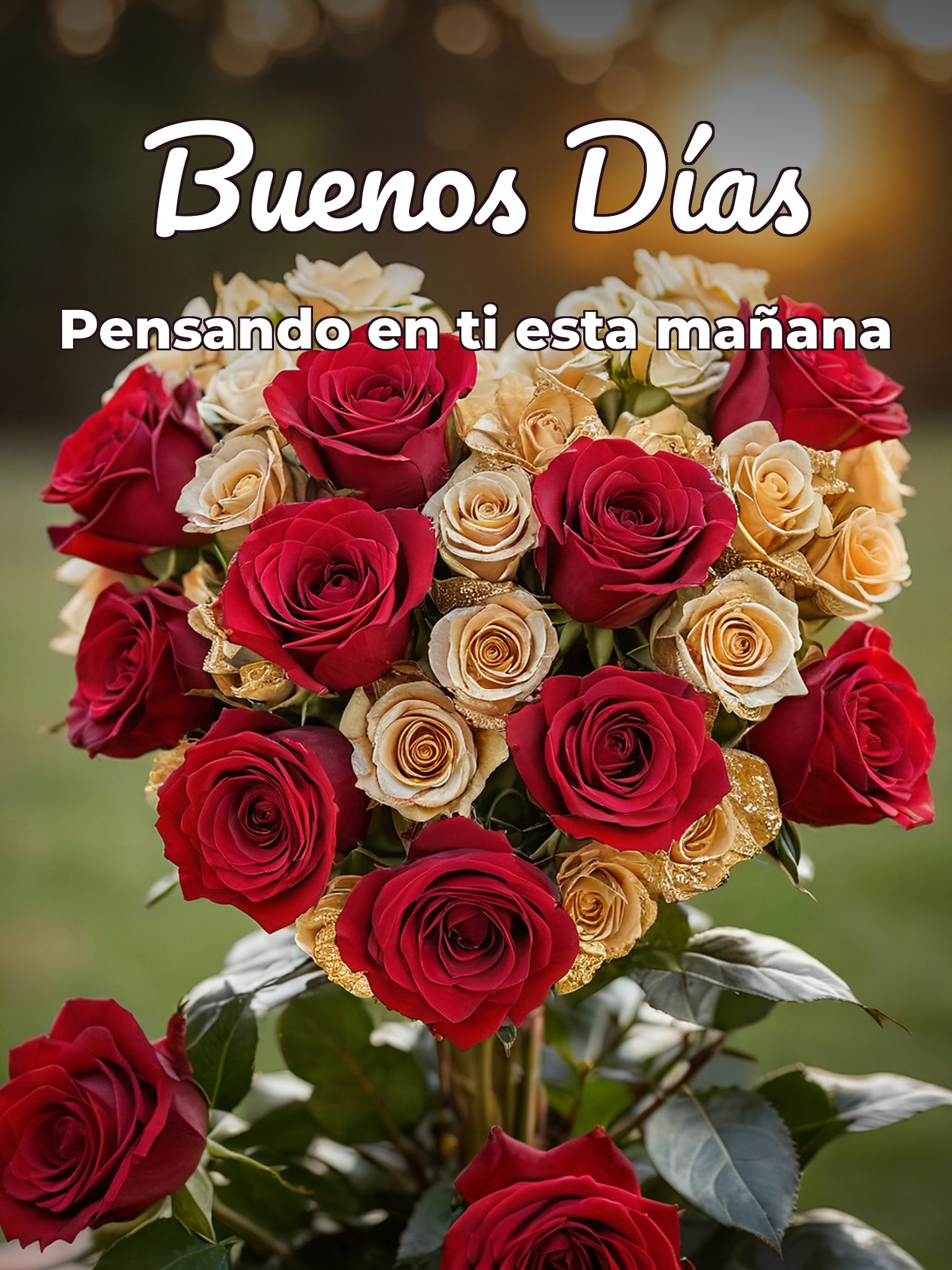 Buenos días mi amor hermoso para una amiga