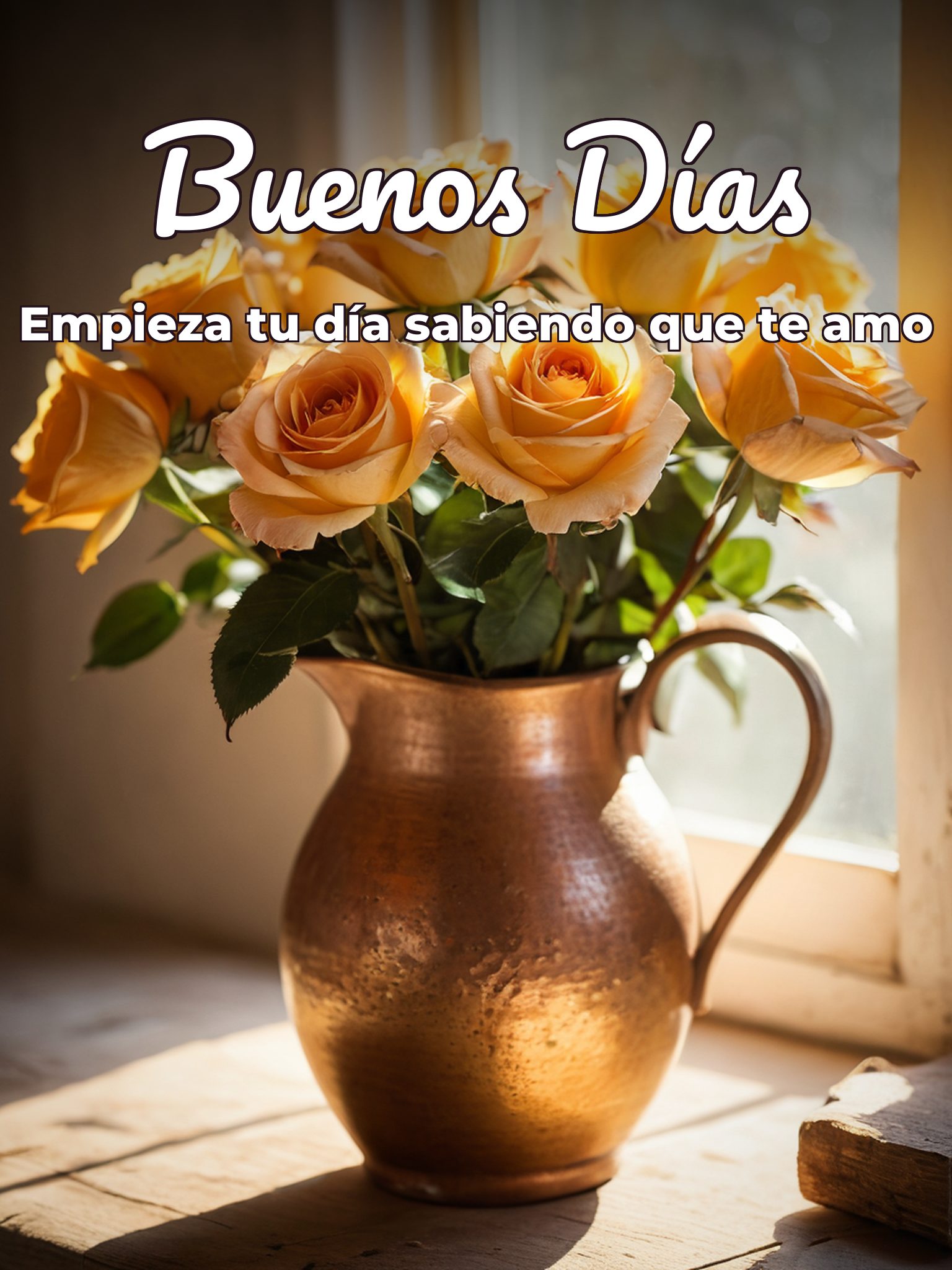 Buenos días mi amor lindo para celular