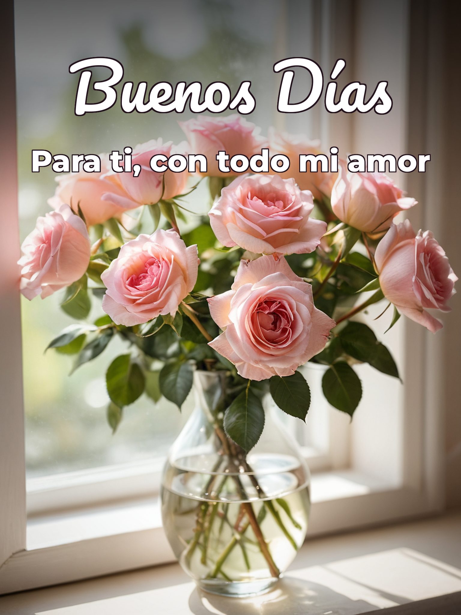 Buenos días mi amor lindo para mi amor