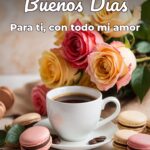 buenos días para ti, con todo mi amor