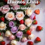 buenos días para ti, con todo mi amor