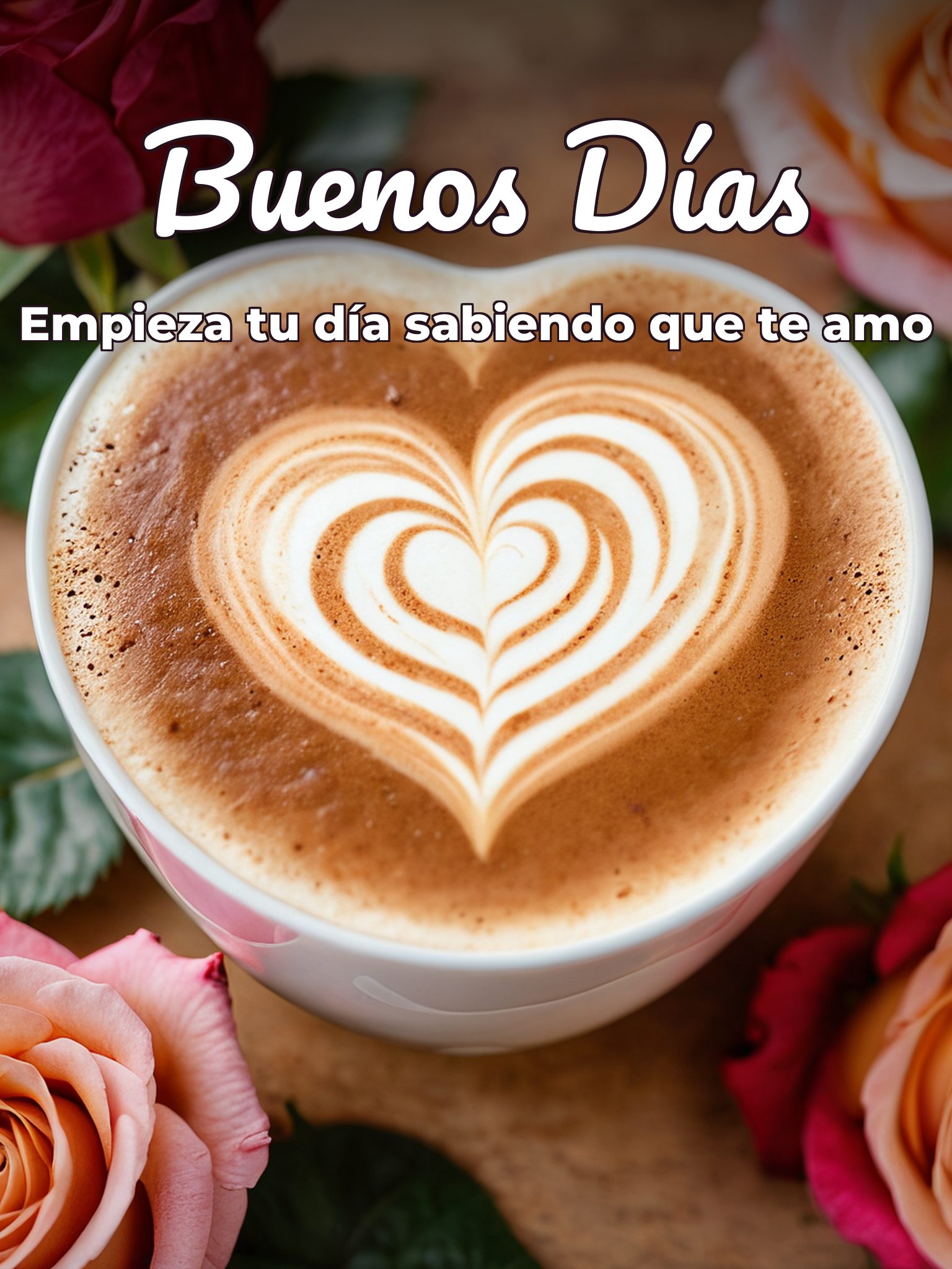 Buenos días mi amore para mi amor