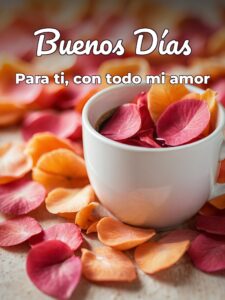 Buenos días mi amore para WhatsApp