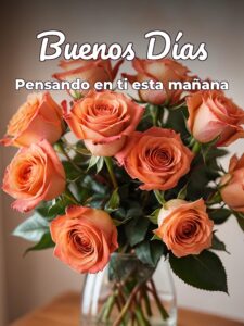 Buenos días mi bello amor