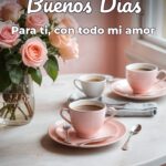 buenos días para ti, con todo mi amor