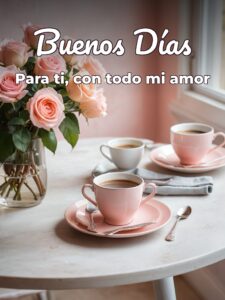 Buenos días mi bello amor para Facebook