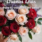 buenos días para ti, con todo mi amor