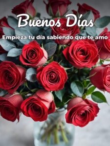 Buenos días mi bello amor para una amiga
