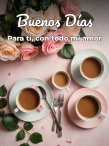 Buenos días mi corazón para mi amor
