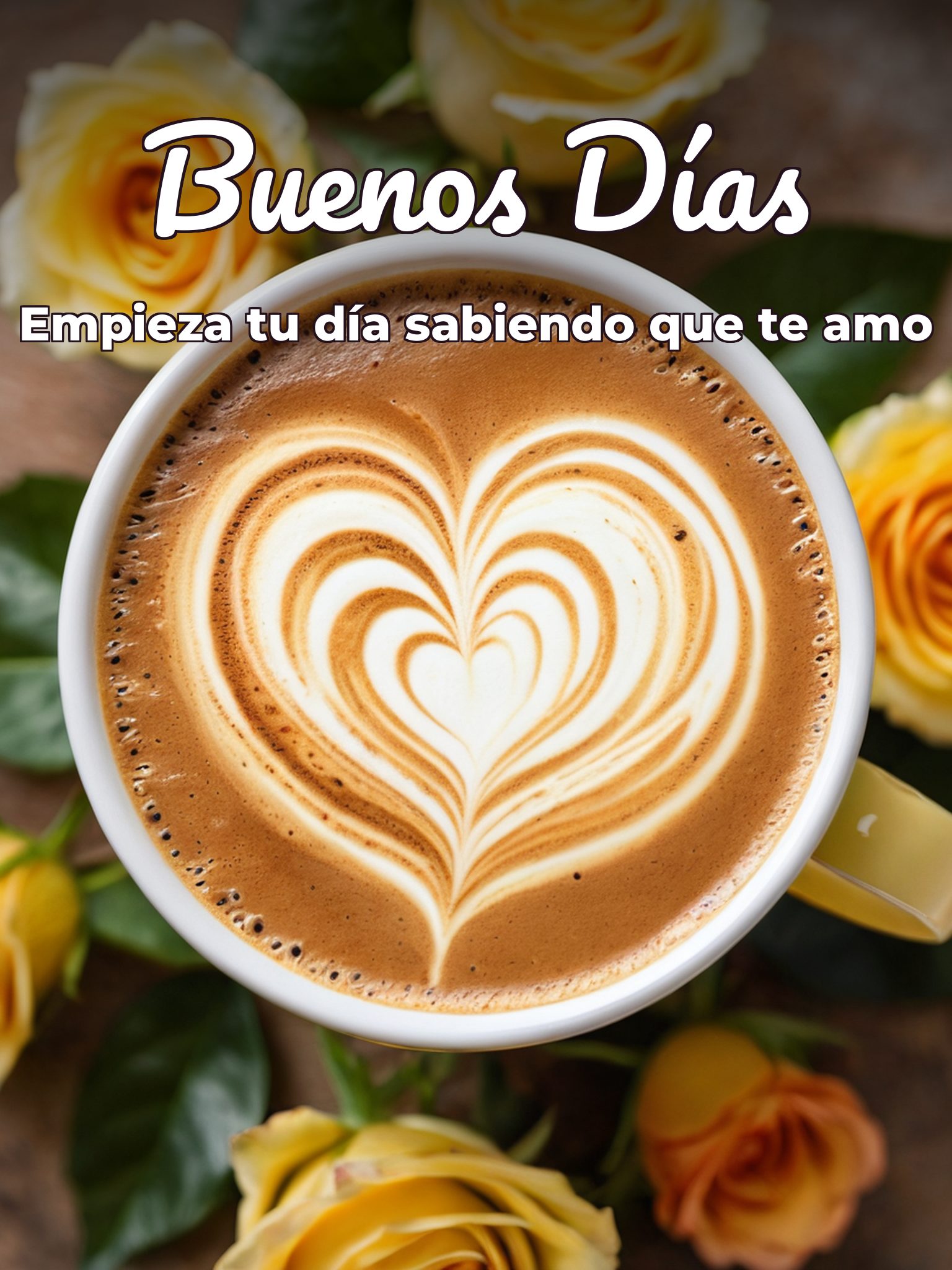 Buenos días mi gran amor para celular