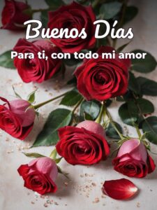 Buenos días mi novia para celular