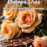 buenos días pensando en ti esta mañana
