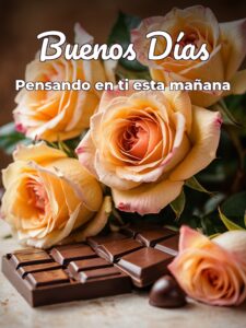 Buenos dias mi novia para una amiga