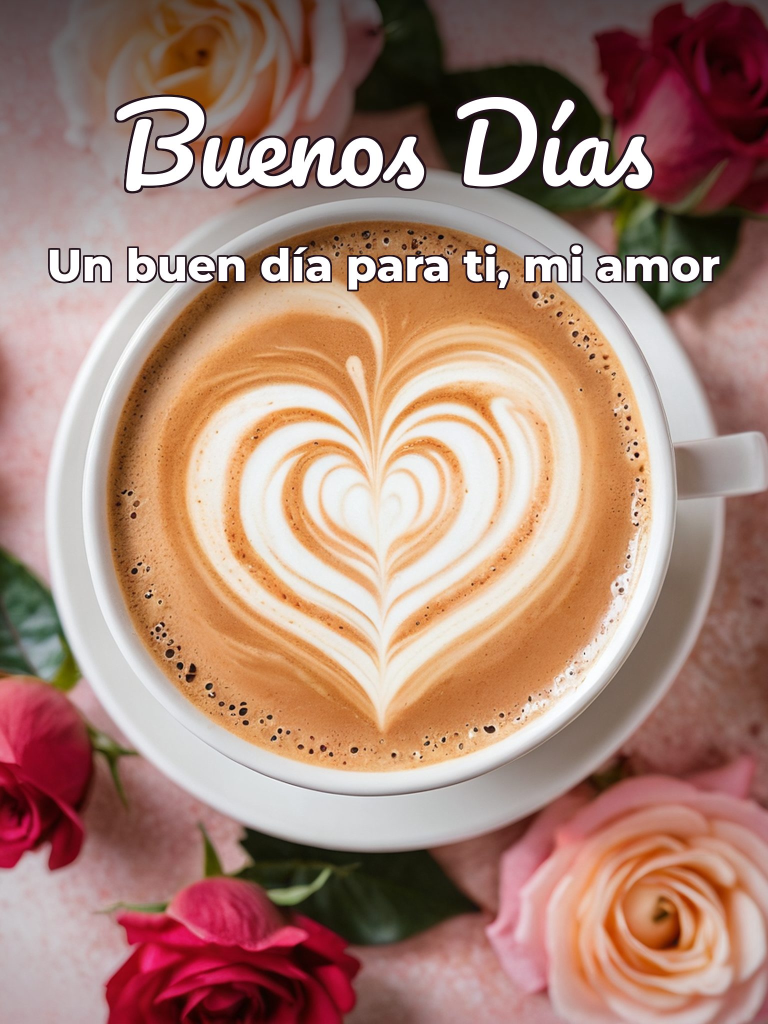 Buenos días mi novia para WhatsApp