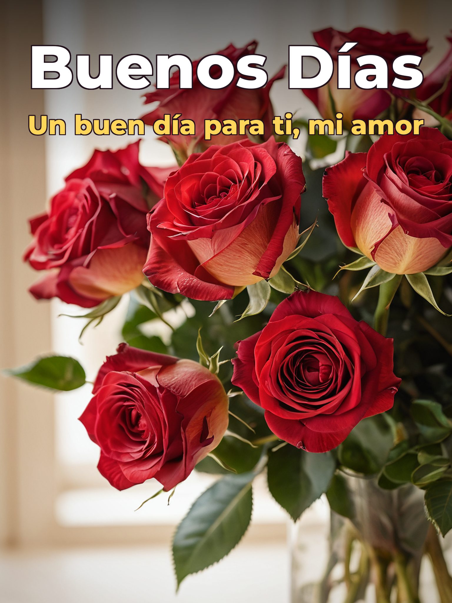 Buenos días mi novia