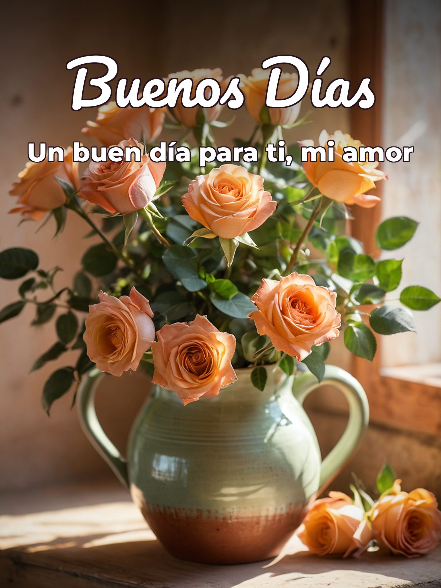 Buenos días mi vida para mi amor
