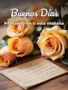 Buenos días para el para mi amor