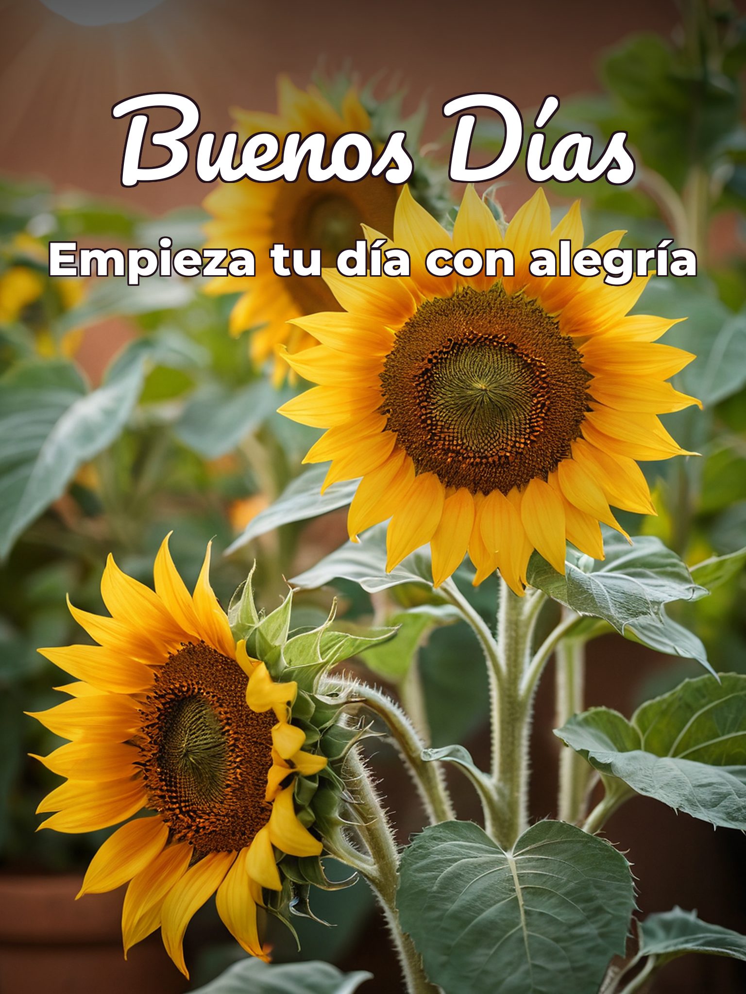Buenos días para el para una amiga