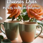 buenos días para ti, con todo mi amor