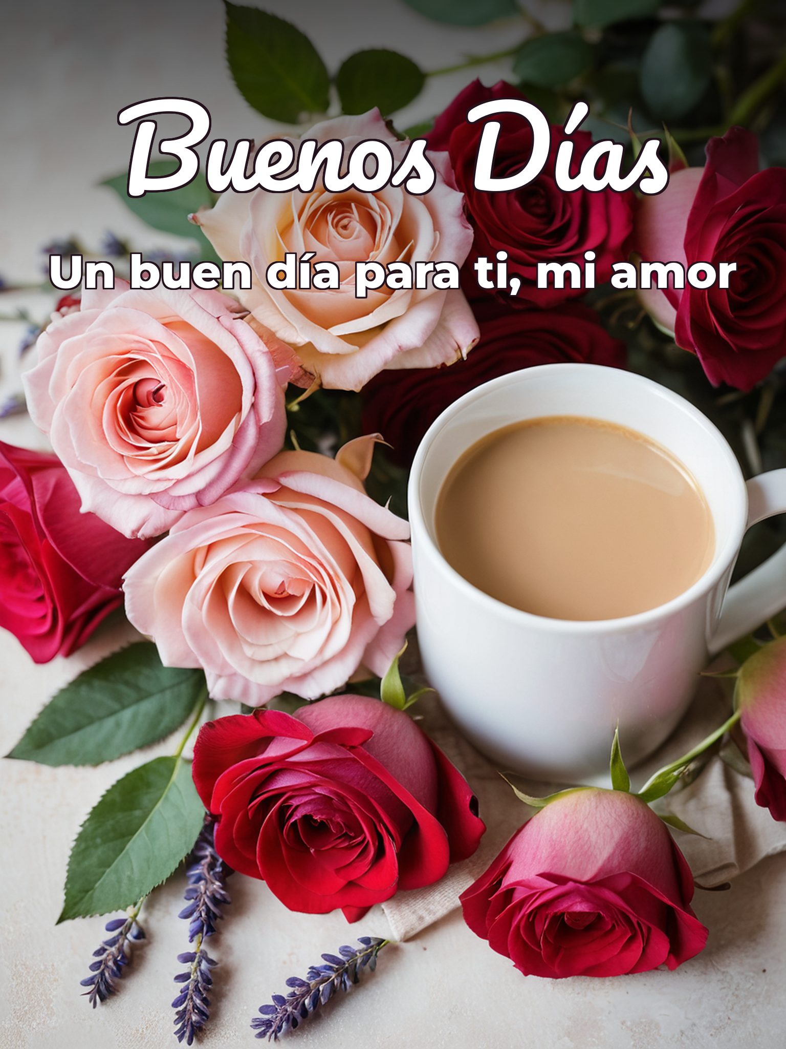 Buenos días para enamorar a una mujer para celular