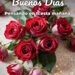 buenos días pensando en ti esta mañana
