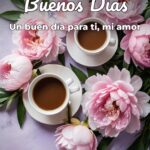 buenos días un buen día para ti, mi amor