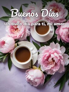 Buenos días para mi amor para celular