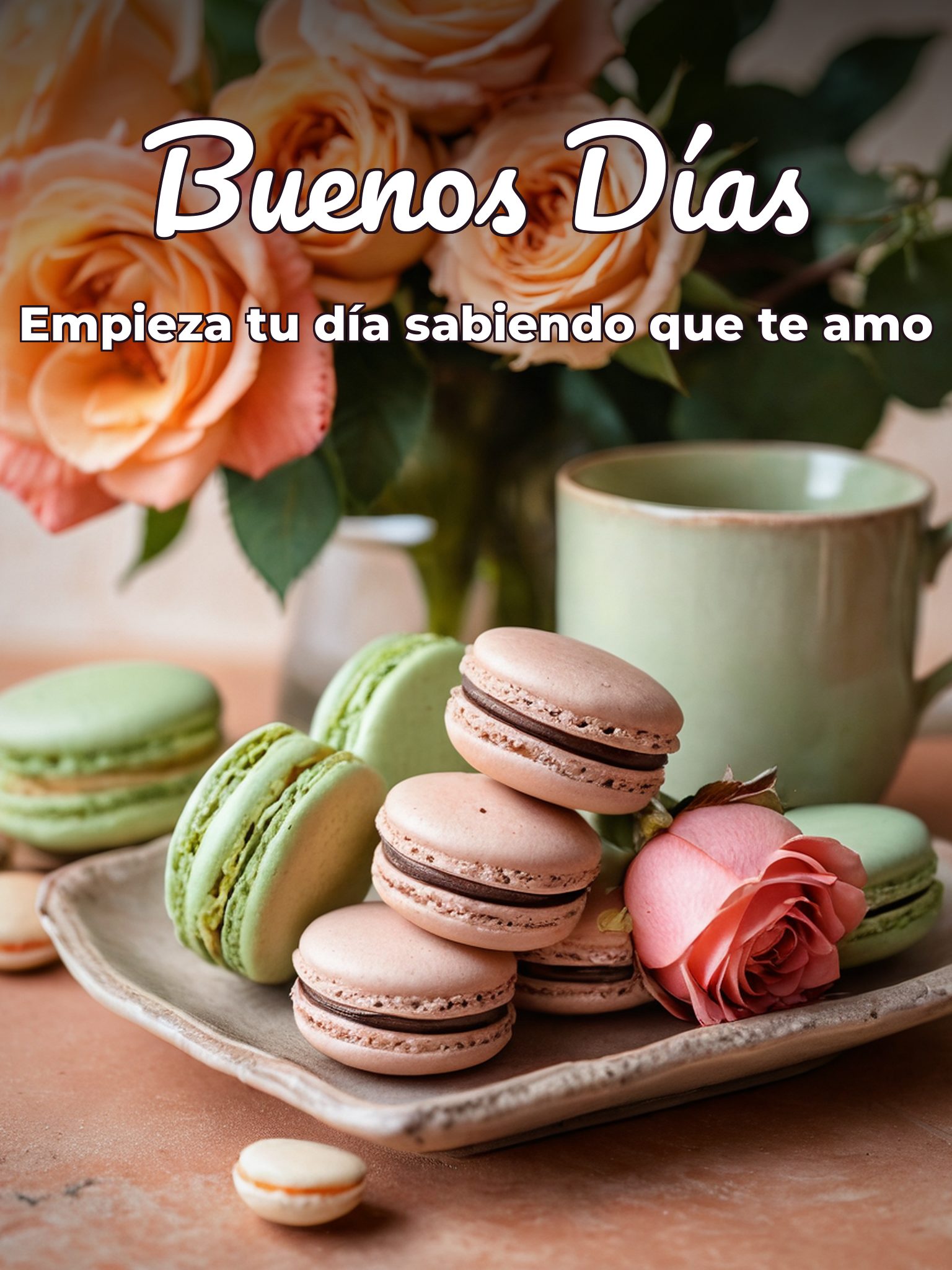Buenos días para mi amor para una amiga