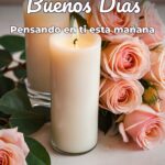 buenos días pensando en ti esta mañana
