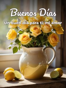 Buenos días para mi novia para celular