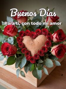 Buenos días para mi novia para mi amor