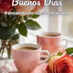 buenos días pensando en ti esta mañana