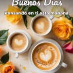 buenos días pensando en ti esta mañana