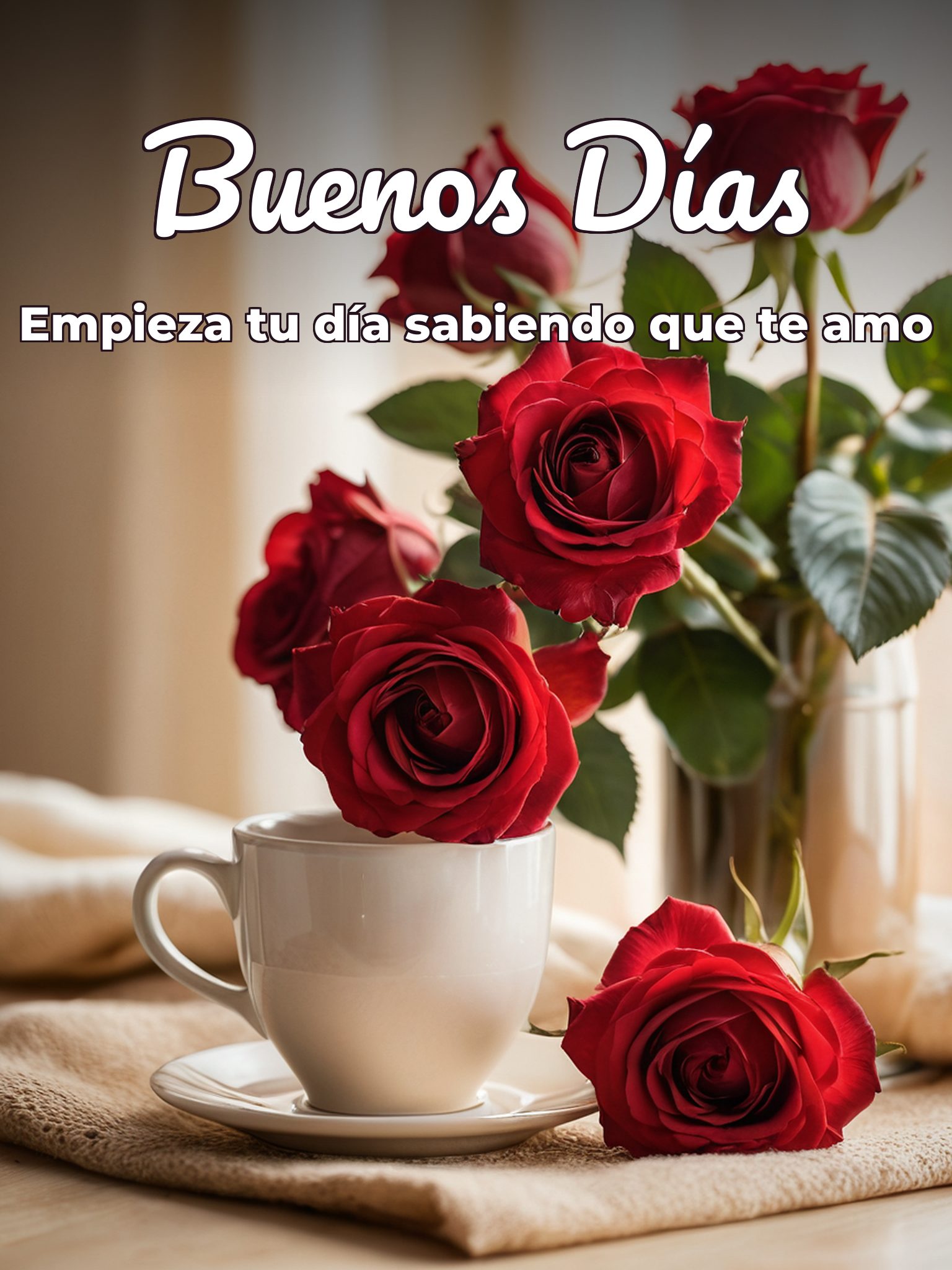Buenos días para un amor para celular