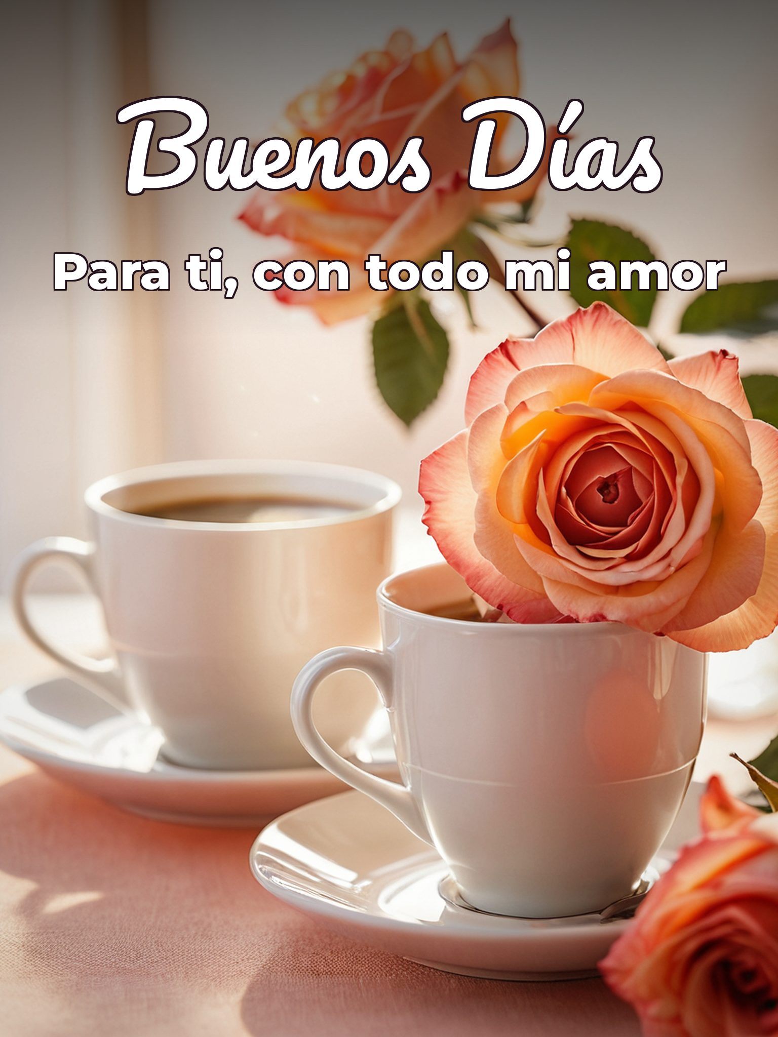 Buenos días para un amor para mi amor