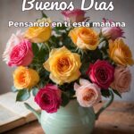 buenos días pensando en ti esta mañana