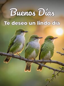 Buenos dias para una amiga