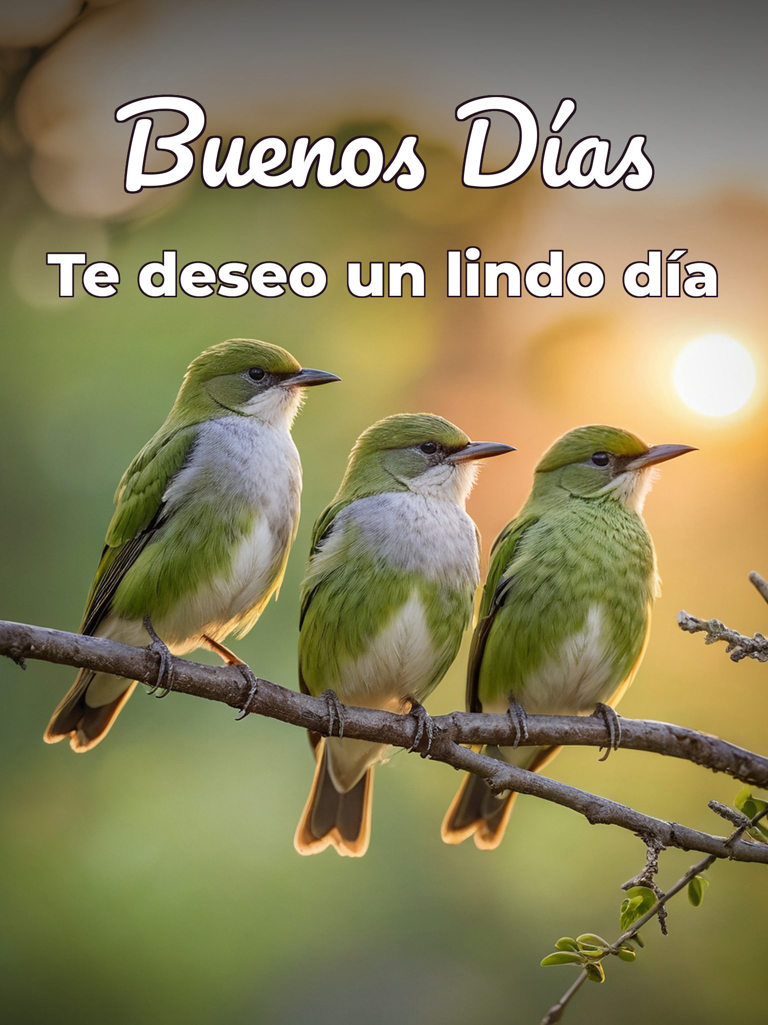 Buenos dias para una amiga