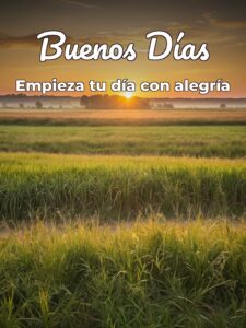 Buenos dias para una mujer para Facebook