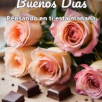 buenos días pensando en ti esta mañana