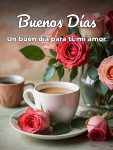Buenos días romanticos frases para mi amor