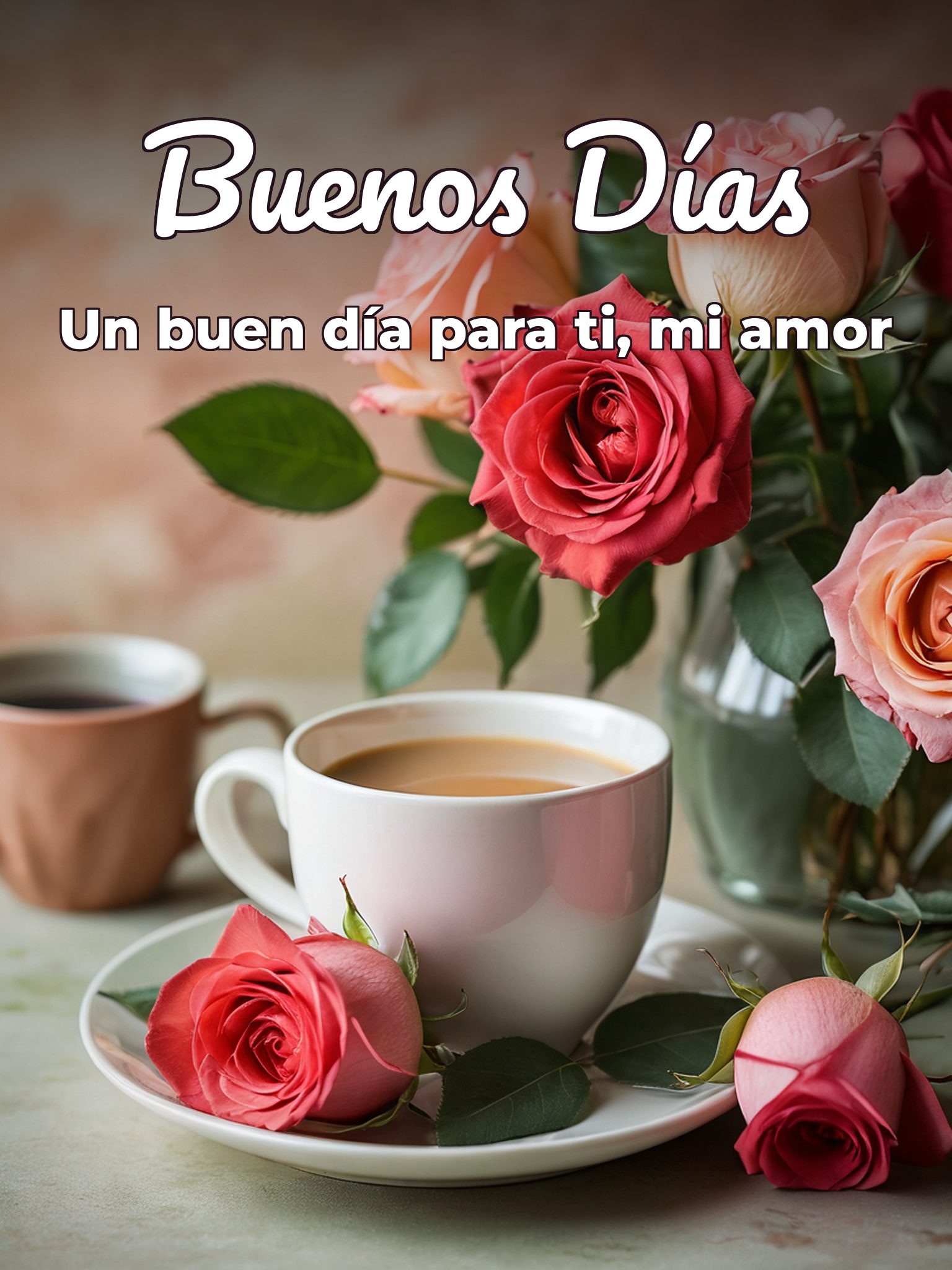Buenos días romanticos frases para mi amor