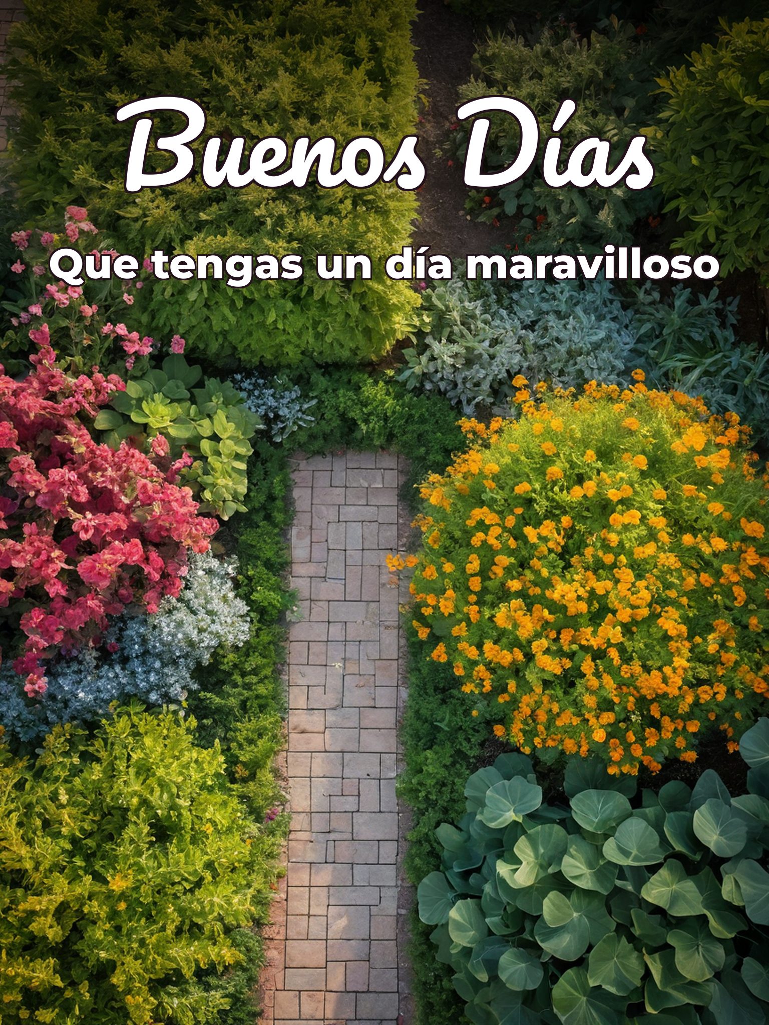 Buenos días vida para una amiga