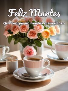 Buenos días y feliz martes para WhatsApp gratis para celular