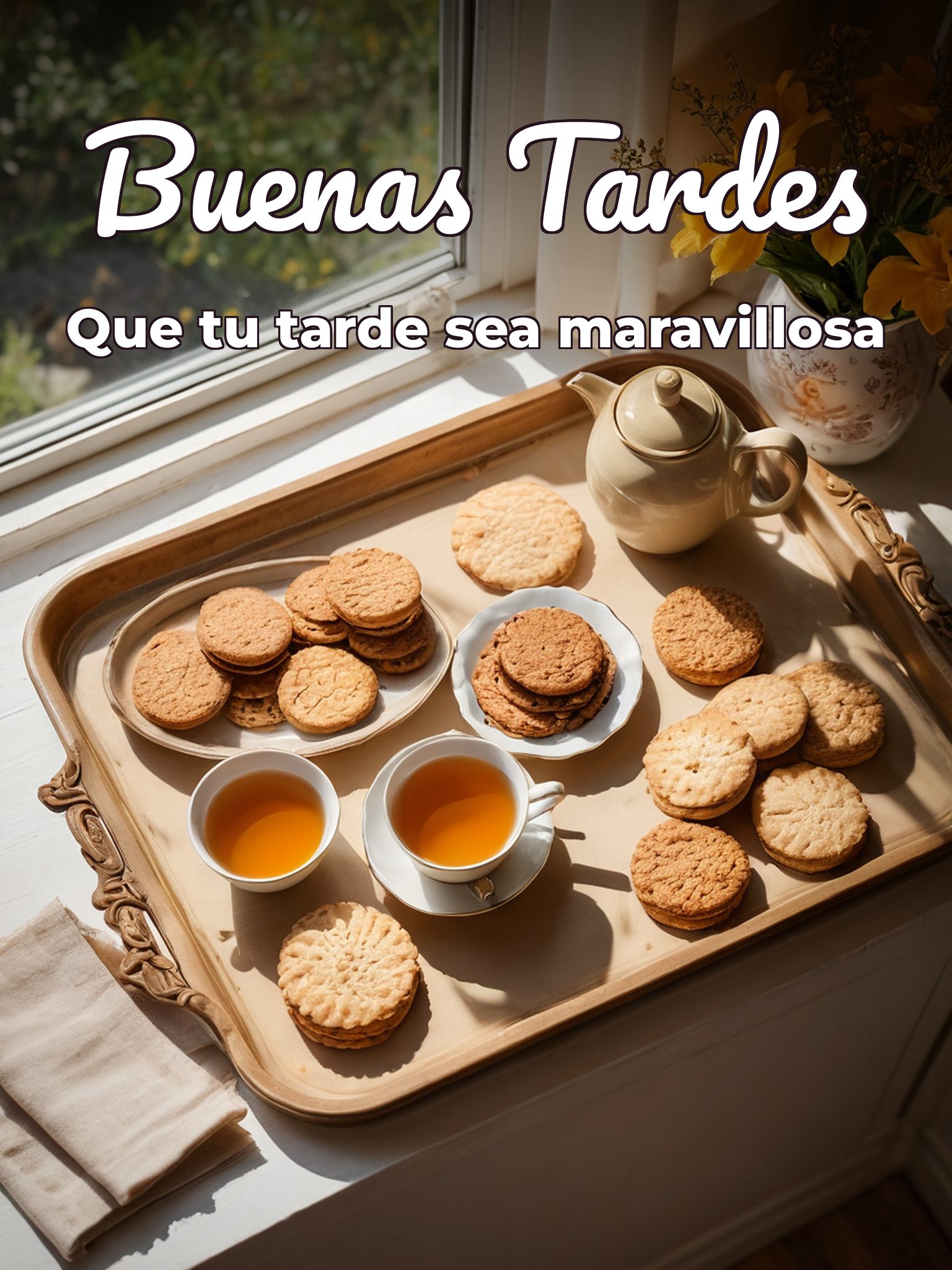 Buenos tardes translate para WhatsApp celular