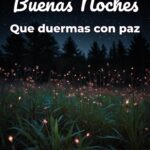 buenas noches que duermas con paz